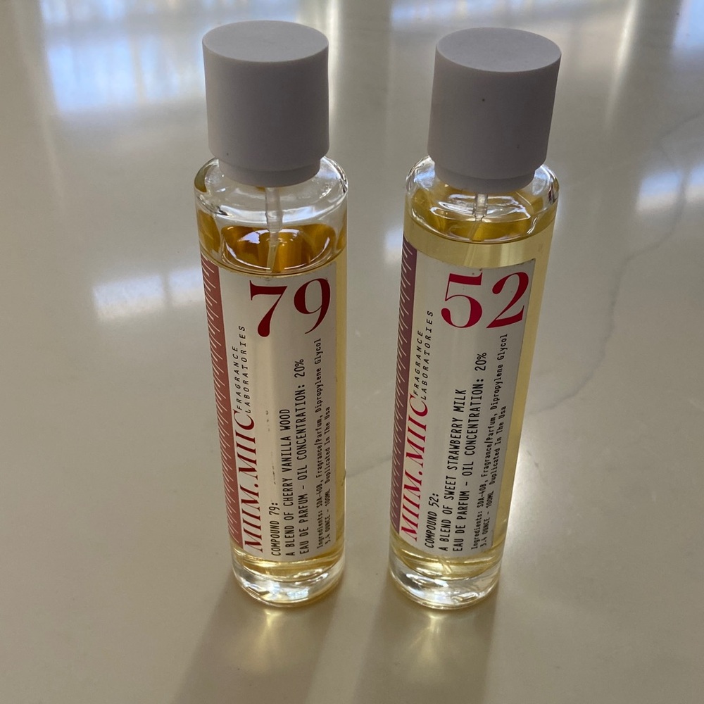 Skincare Oil Set perfumes - White and Gold